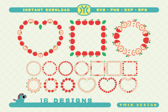 Apple Frame SVG Apple Border SVG Review