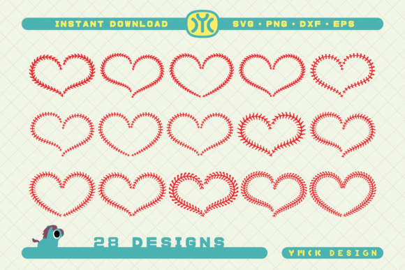 Baseball Heart Stitches SVG Review