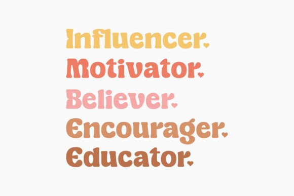 Influencer Motivator Believer Encourage Review