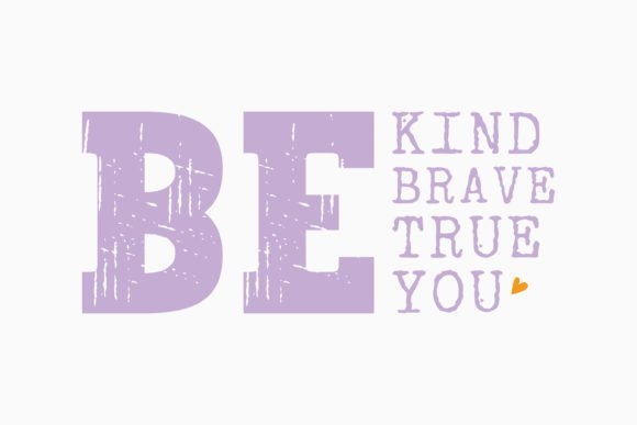 Retro Mental Health Quote SVG Be Kind Be Review