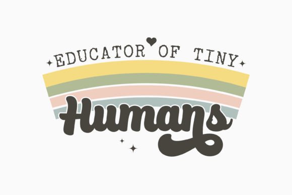 Review of Educator of Tiny Human Retro Teacher Svg